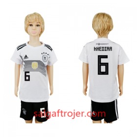 Tyskland Fodboldtrøjer Khedira 6 Børn Hjemmebanesæt VM 2018